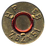 7.62mm NATO Tracer  Austria HP 7,62x51 83 head view.