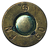 7.62mm NATO Tracer  Belgium ⊕ FN 60 head view.