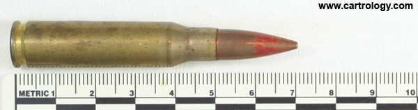 7.62mm NATO Tracer  Canada ⊕ DA 62 profile view.