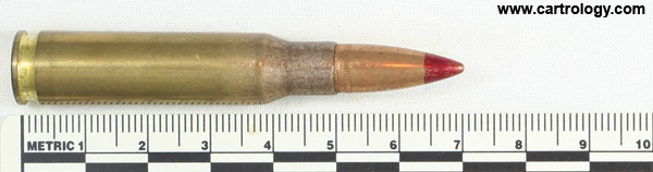 7.62mm NATO Tracer  Israel 10-72 ת צ profile view.