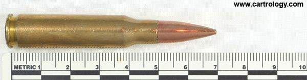 7.62mm NATO Ball  Singapore HD 7.62 profile view.