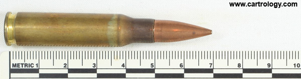 7.62mm NATO Ball (Standard) L2A2 Australia MF 65 L2A2 S profile view.