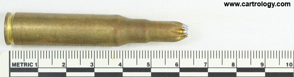 7.62mm NATO Blank  Netherlands WRA 45 profile view.