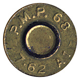 7.62mm NATO Blank A1 South Africa P.M.P. 68 A1 7.62 head view.