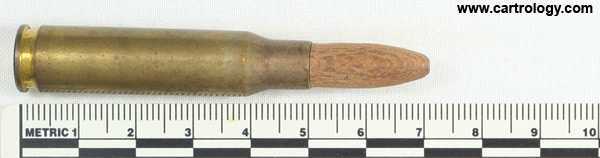 7.62mm NATO Blank  Spain T 65 7.62-C profile view.