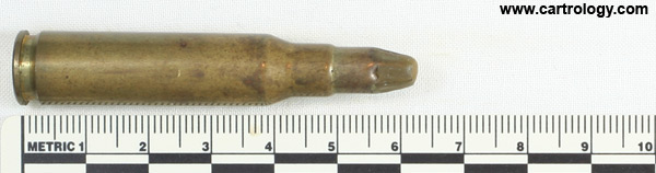 7.62mm NATO Blank DM31 West Germany 7.62x51 DM 31 LOS FN-1 profile view.