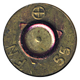 7.62mm NATO Grenade Blank  Belgium ⊕ FN 55 head view.