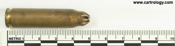 7.62mm NATO Grenade Blank  Spain F N P 7.62-956 profile view.