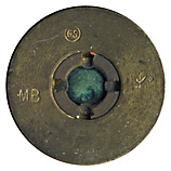 25.4 x 87mm TP-T  Italy MB (GS) 9° head view.