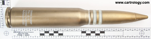 30 x 173mm GAU-8/A Dummy  United States  profile view.
