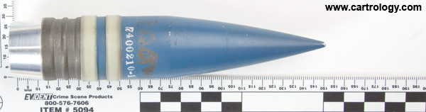 30 x 173mm GAU-8/A TP  United States  profile view.