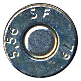 5.56 x 45mm Blank F1 France SF 79 5,56 head view.