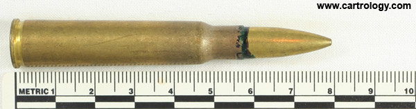 7.7 x 58mm Japanese SR AP Japan profile view.