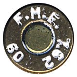 7.62mm NATO Ball  Chile F.M.E. 7.62 60 head view.