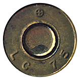 7.62mm NATO Ball M80 United States ⊕ LC 75 head view.
