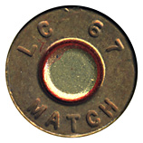 7.62mm NATO Ball (Match) M118 United States LC 67 MATCH head view.