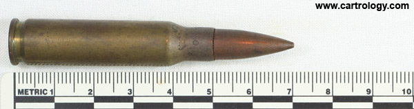 7.62mm NATO Ball  Canada ⊕ D.A. 56 profile view.