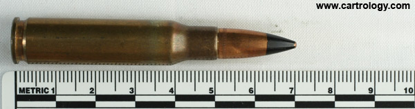 7.62mm NATO AP T93E1 United States F A 51 profile view.