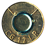 7.62mm NATO Ball  Sweden CG 12 LR \ / head view.
