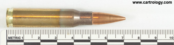 7.62mm NATO Ball  Lithuania ⊕ GGG 16 7.62 profile view.