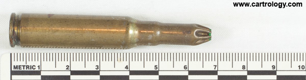 7.62mm NATO Blank  Netherlands AI 62 A profile view.