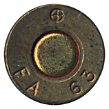 7.62mm NATO Blank XM192 United States ⊕ FA 63 head view.
