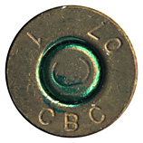 7.62mm NATO Blank  Brazil CBC 07 1  (on primer) C head view.