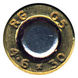 4.6 x 30mm Ball  United Kingdom RG 05 4.6 x 30 head view.