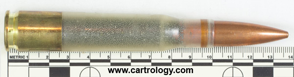 .50 BMG Ball Mk 323 Mod 0 United States BYS 1 3 profile view.