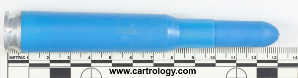 .50 BMG Plastic Training M858 Norway BF 88 profile view.