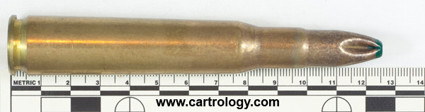 .50 BMG Blank  Belgium FNB 81 .50 profile view.