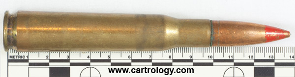 .50 BMG Tracer  Belgium FNB 85 .50 profile view.