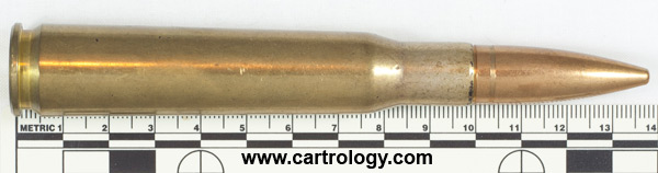 .50 BMG Ball  Israel T Z 86 profile view.