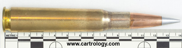 .50 BMG Ball (Match)  Israel T Z Z 96 profile view.