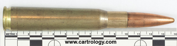 .50 BMG Ball  France SF-1-81 12,7 I profile view.