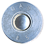 .50 BMG Blank  West Germany DAG 85 head view.