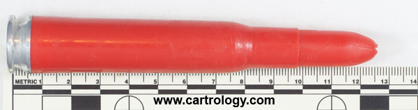 .50 BMG Blank  West Germany DAG 85 profile view.