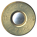 .50 BMG Blank  West Germany Geco 63 12,7x99 11 head view.