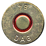 .50 BMG Tracer (Reduced Range)  West Germany DAG 84 head view.