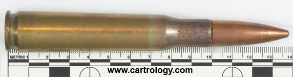 .50 BMG Ball  South Korea PMC 50 CAL profile view.