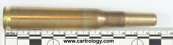 .50 BMG Ball (Reduced Range)  New Zealand ODL .50 97 profile view.