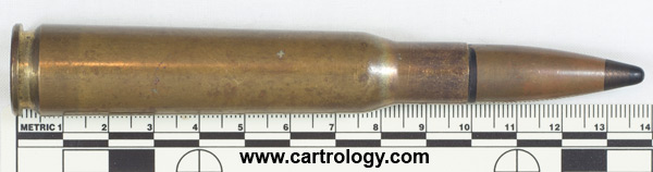 .50 BMG AP Saudi Arabia (palm tree) ٨٥ (crossed swords) ٥٠ profile view.