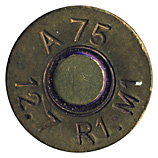 .50 BMG Ball R1M1 South Africa A 75 12.7 R1.M1 head view.