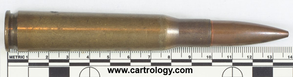 .50 BMG Ball R1M1 South Africa A 75 12.7 R1.M1 profile view.