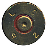 .50 BMG Fired  United States L C 9 2 head view.