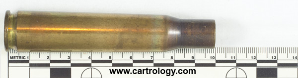 .50 BMG Fired  United States L C 9 2 profile view.