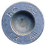 7.62mm NATO Dummy L3A1 United Kingdom RG 59 L3 A1 head view.