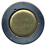 20 x 102mm Dummy RO 149 United Kingdom RO 149 DUMMY head view.