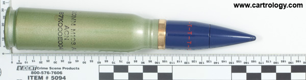 20 x 102mm TP-T  United States  profile view.