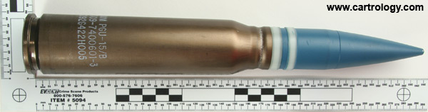 30 x 173mm GAU-8/A TP PGU-15/B United States  profile view.